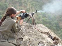 Kurdish girl rebel gurrila