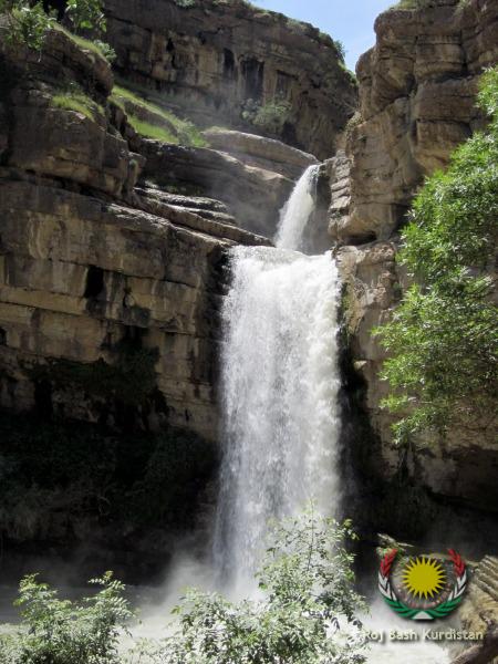 Gali Ali Bag waterfall in Kurdistan