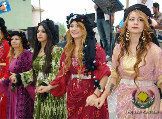 Kurdish girls dance